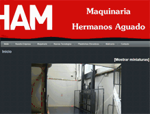 Tablet Screenshot of hermanosaguado.com